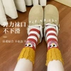 New spring pure cotton mid-calf socks for women, sweat-absorbing, funny French fries socks, cartoon casual socks, Zhuji Hosiery Application Scenario